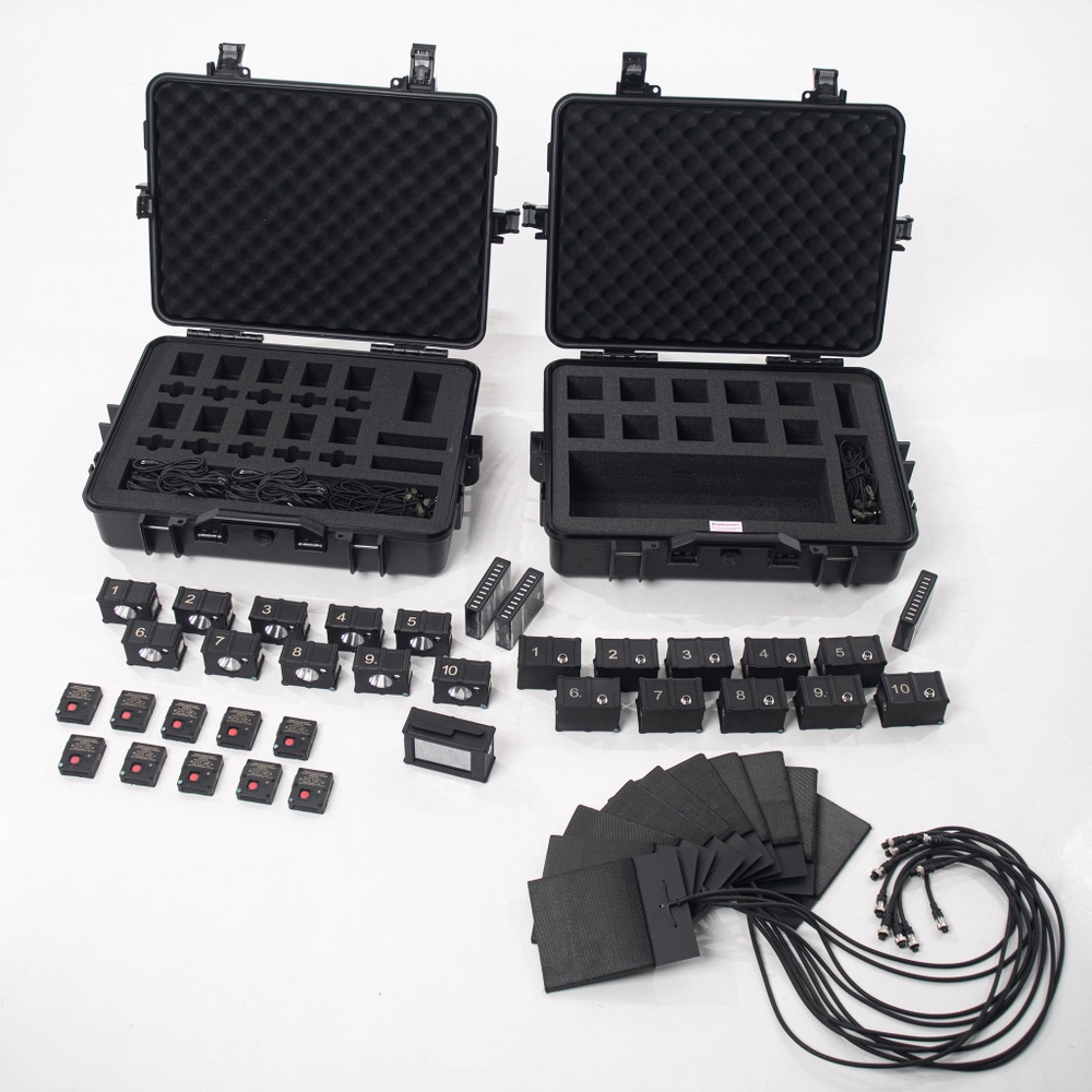 with visual and infrared/thermal spectrum targets marking